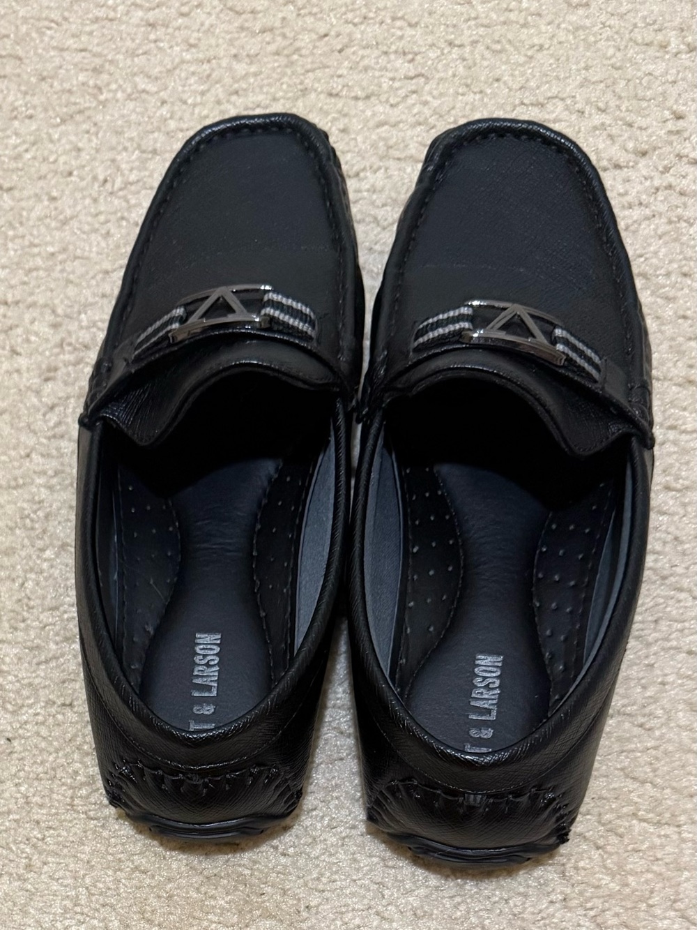 G.H. Bass & Co. Inspired Black Slip-On Driving Loafers